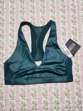 NWT Victoria Sport 💖 Deep Teal V-Neck Racerback Sexy Sports Bra